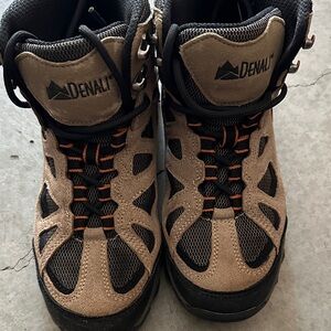 Denali Kids Hiking Boots - Tan and Black